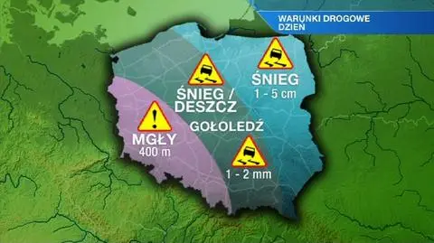 Warunki drogowe w środę