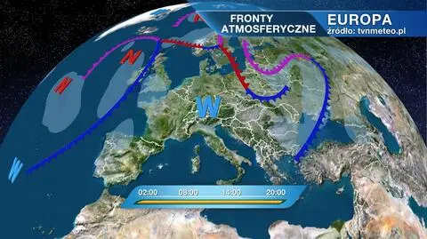 Fronty atmosferyczne nad Europą