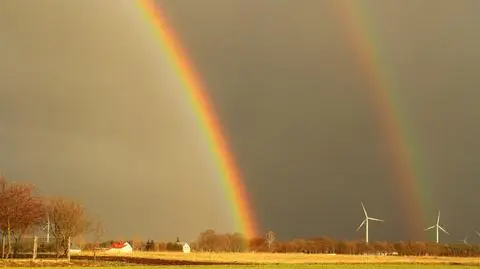 Jedna tęcza jest piękna,a co dopiero  dwie.