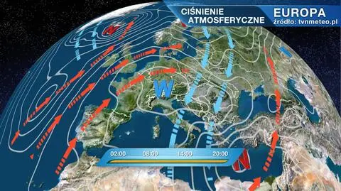 Ciśnienie atmosferyczne nad Europą