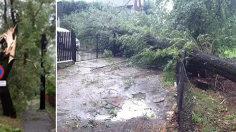 Zniszczenia po nawałnicach