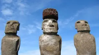 Na wsypie jest ponad 900 moai, z których tylko siedem nie jest zwrócone w stronę lądu