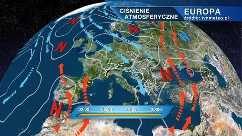 Ciśnienie atmosferyczne w Europie