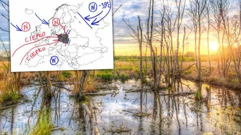 Do Polski cały czas napływa ciepłe powietrze