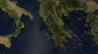 Widok na południowy wschód Europy, 21 sierpnia 2012 