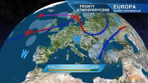 Fronty atmosferyczne nad Europą