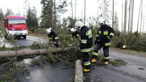 Halny w Tatrach i na Podhalu. Kilkadziesiąt interwencji strażaków