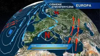 Sytuacja nad Europą