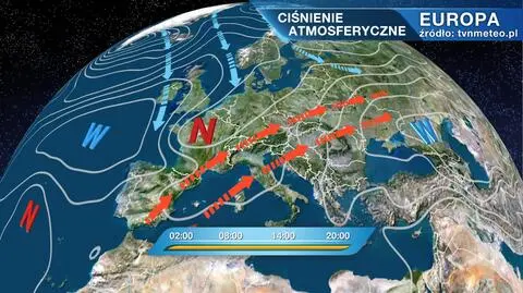 Ciśnienie atmosferyczne nad Europą