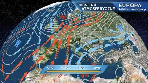 Ciśnienie atmosferyczne w Europie