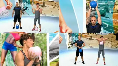 "Strefę treningu" prowadziła instruktorka cross-fit'owa Małgorzata Zalewska