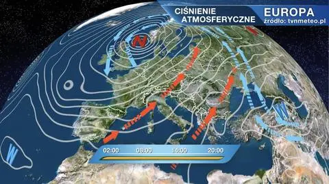 Ciśnienie atmosferyczne w Europie