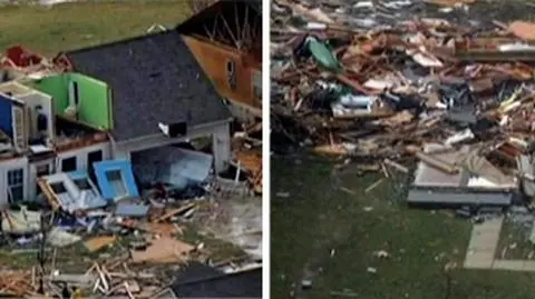 Tornado zrujnowało amerykańskie miasto. Jedna osoba trafiona piorunem