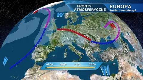 Fronty atmosferyczne nad Europą