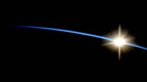 Wschód Słońca z perspektywy ISS