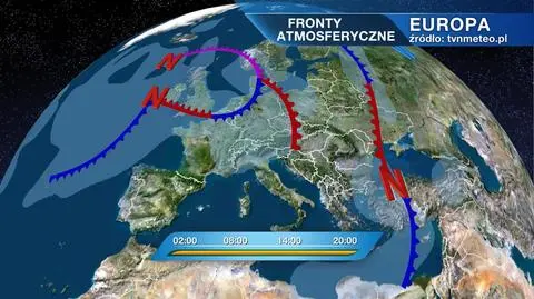 Fronty atmosferyczne nad Europą