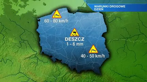 Na polskich drogach będzie ślisko