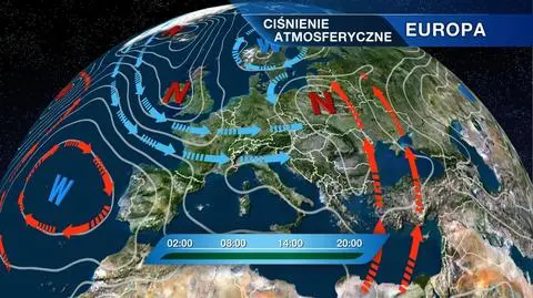 Ciśnienie atmosferyczne nad Europą