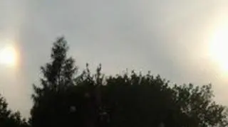 Słońce poboczne nad Lublinem