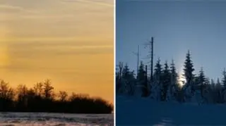 Parhelion pojawił się nad Kętrzynem