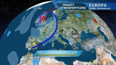Fronty atmosferyczne nad Europą