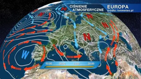 Ciśnienie atmosferyczne nad Europą