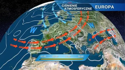 Sytuacja baryczna nad Europą