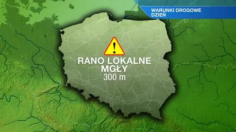 Warunki na drogach w niedzielę