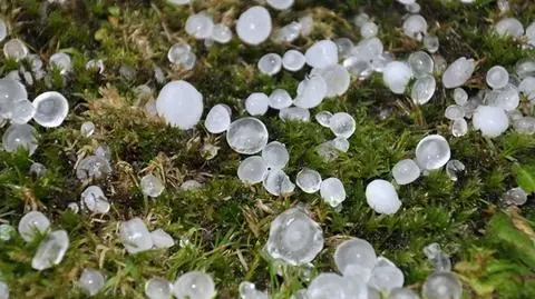 Gradobicie w Kozach Woj Śląskie 