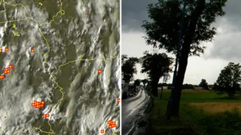 Alert pogodowy: wieczorne burze nad Polską