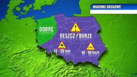 Pogoda podzieliła Polskę na dwoje