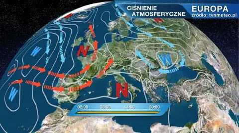 Ciśnienie atmosferyczne nad Europą
