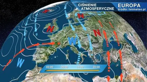 Ciśnienie atmosferyczne nad Europą