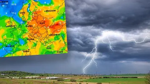Mogą wystąpić gwałtowne burze