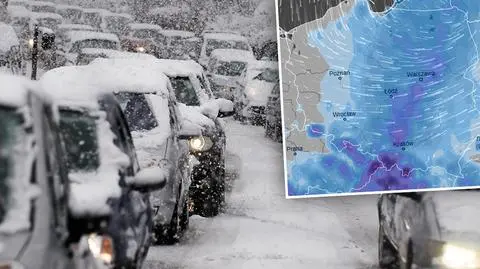 Miejscami mogą się pojawić zawieje śnieżne