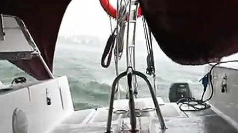 Szkwał na Mamrach. Żywioł szalał w marinie