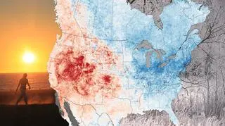 Odchylenie średniej temperatury podłoża w lutym 2015 roku od średniej wieloletniej