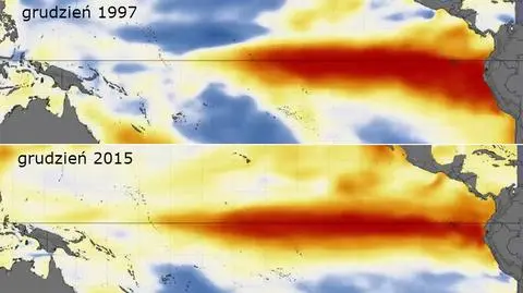 Porównanie El Nino z 2015 i 1997 roku