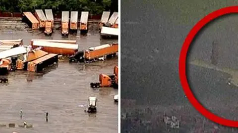 Ciężarówki latały 20-30 metrów w górę. "Trąba rwała je jak zabawki"