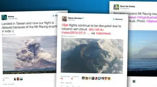 Erupcja wulkanu Raung