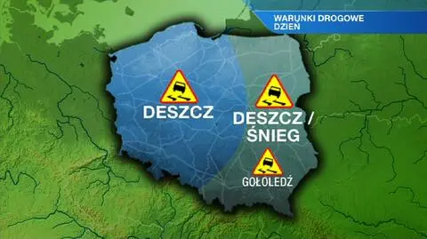 Miejscami warunki drogowe będą bardzo trudne