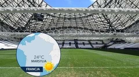 Prognoza pogody na czas meczu Polska - Portugalia na stadionie Stade Velodrome w Marsylii (Francja)