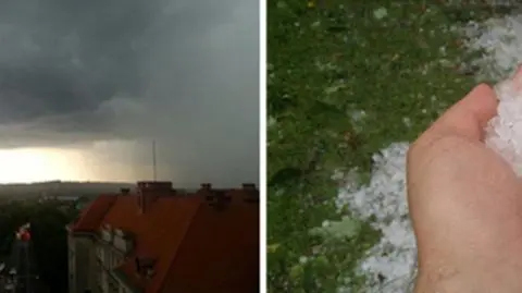"Potężna nawałnica rozpętała się w 5 minut"