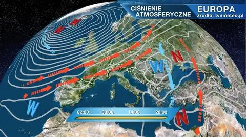 Ciśnienie atmosferyczne w Europie
