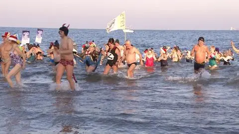 Morsy przywitały Nowy Rok. "Sekret tkwi w dobrej rozgrzewce"