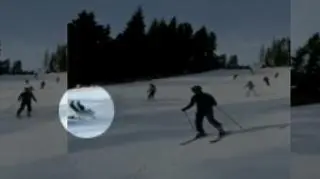Kolizja narciarza ze snowboardzistą