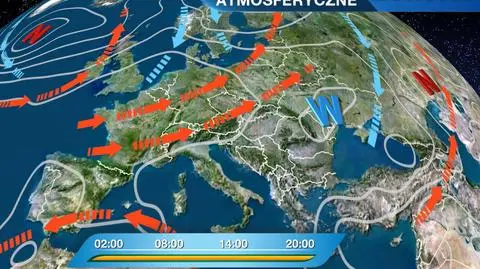 Ciepłe i suche powietrze polarno-morskie z zachodu