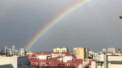 Aktualnie czytasz: Podwójna tęcza nad Warszawą