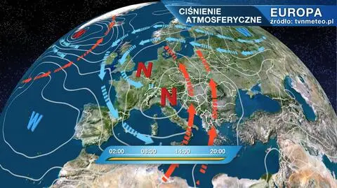 Ciśnienie atmosferyczne nad Europą