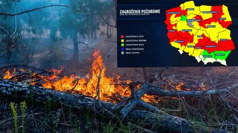 Pożary mogą się szybko pojawić